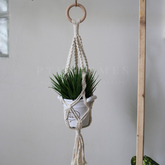 Macrame Plant Holder - Offwhite II